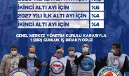 DALGA GEÇER GİBİ YAPILAN ZAMMI PROTESTO İÇİN İŞ BIRAKIYORUZ