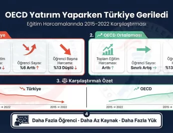 OECD Ülkeleri Eğitime Yatırım Yaparken Türkiye’de Eğitim Harcamaları Geriledi
